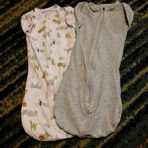 Aden + Anais Zipper snug swaddle set